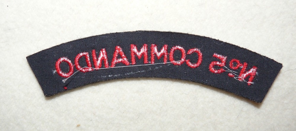 Repro WW2 British Number Five No 5 Commando Shoulder Title Patch