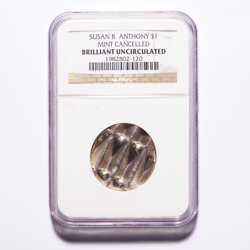 Susan B Anthony Mint Cancelled NGC BU