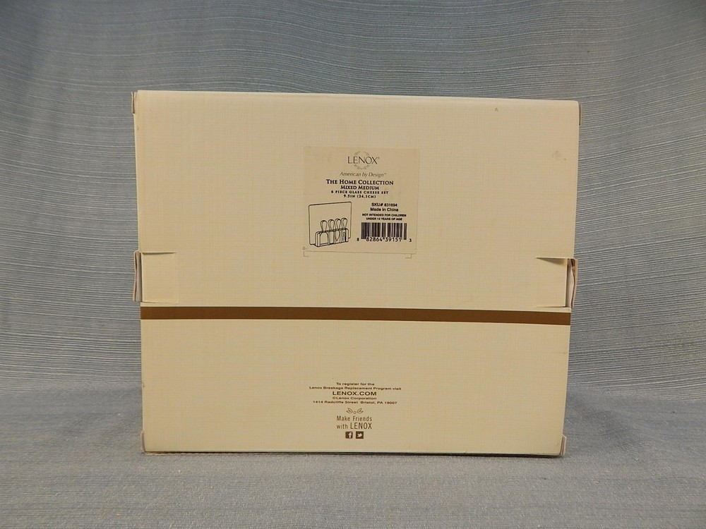 Lenox Mixed Medium Cheese Serving 6 pc Set Exceptional Condition w/ Org. Box