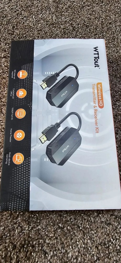 Wireless HD Transmitter & Receiver Kit – 1080P Full HD (Open Box)