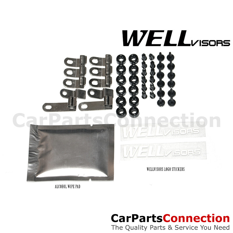 WellVisors Window Visors 04-09 Mazda 3 Hatchback Side Deflectors