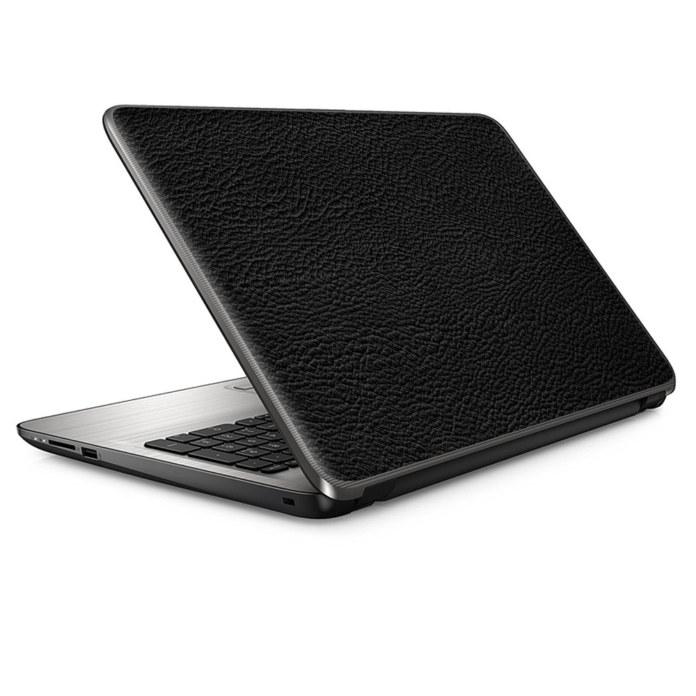 Universal Laptop Skins Wrap for 14" - Black Leather Pattern look