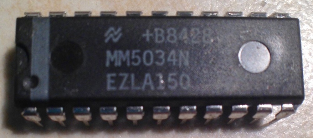 National MM5034N Octal 80-Bit Static Shift Register