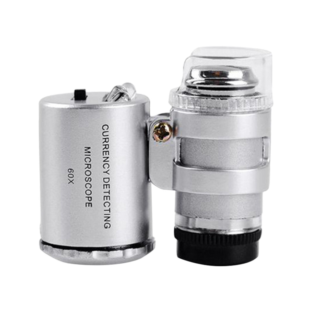 1PC Currency microscope 60x microscope with LED light 60x