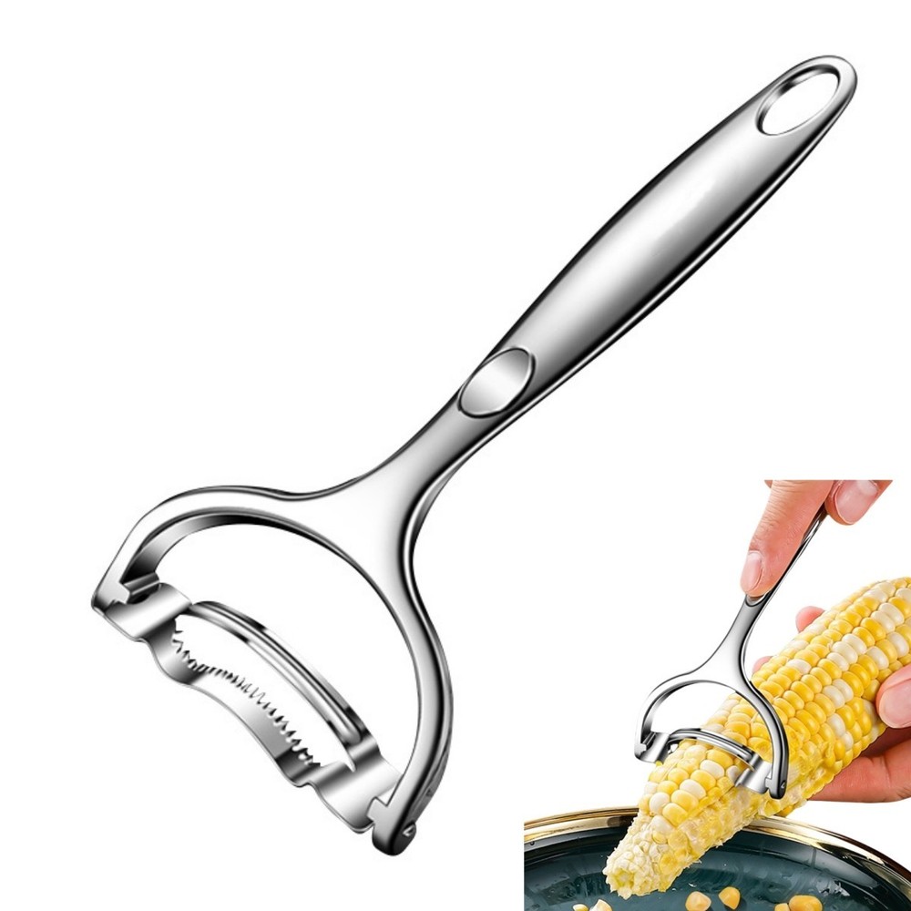 Heavy Duty Stainless Steel Corn Cob Stripping Tool for Fast Kernel Removal