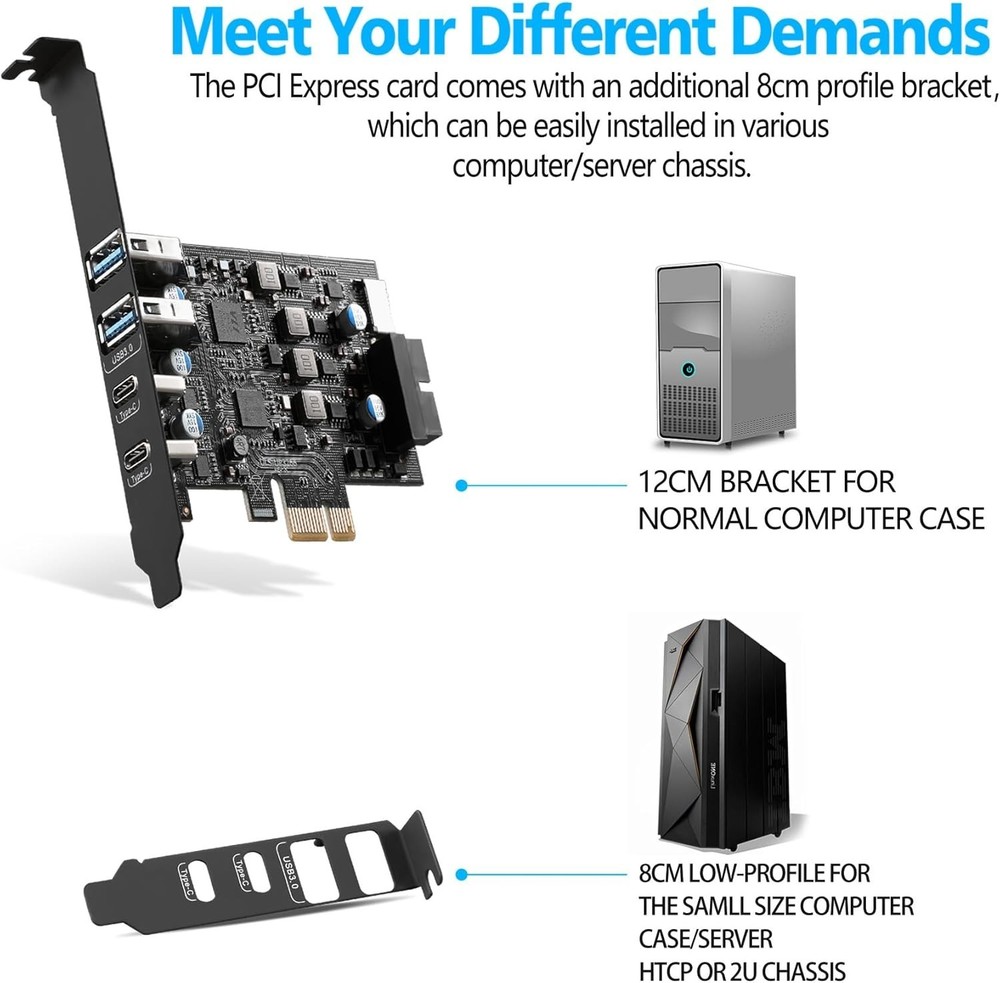 High-Speed USB Expansion Card for Windows & Linux