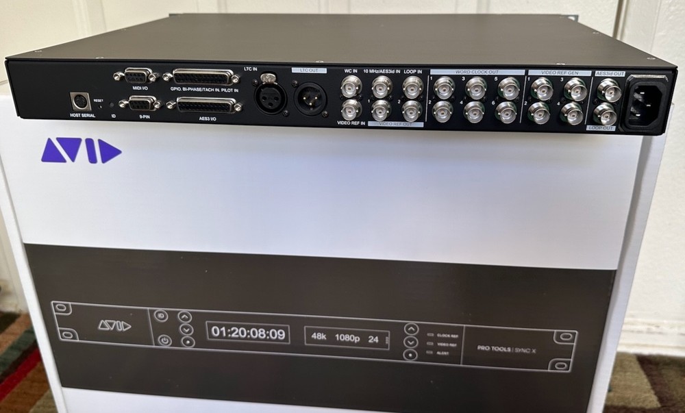 Avid Pro Tools | Sync X Synchronizer and Master Clock • Mint Condition!!