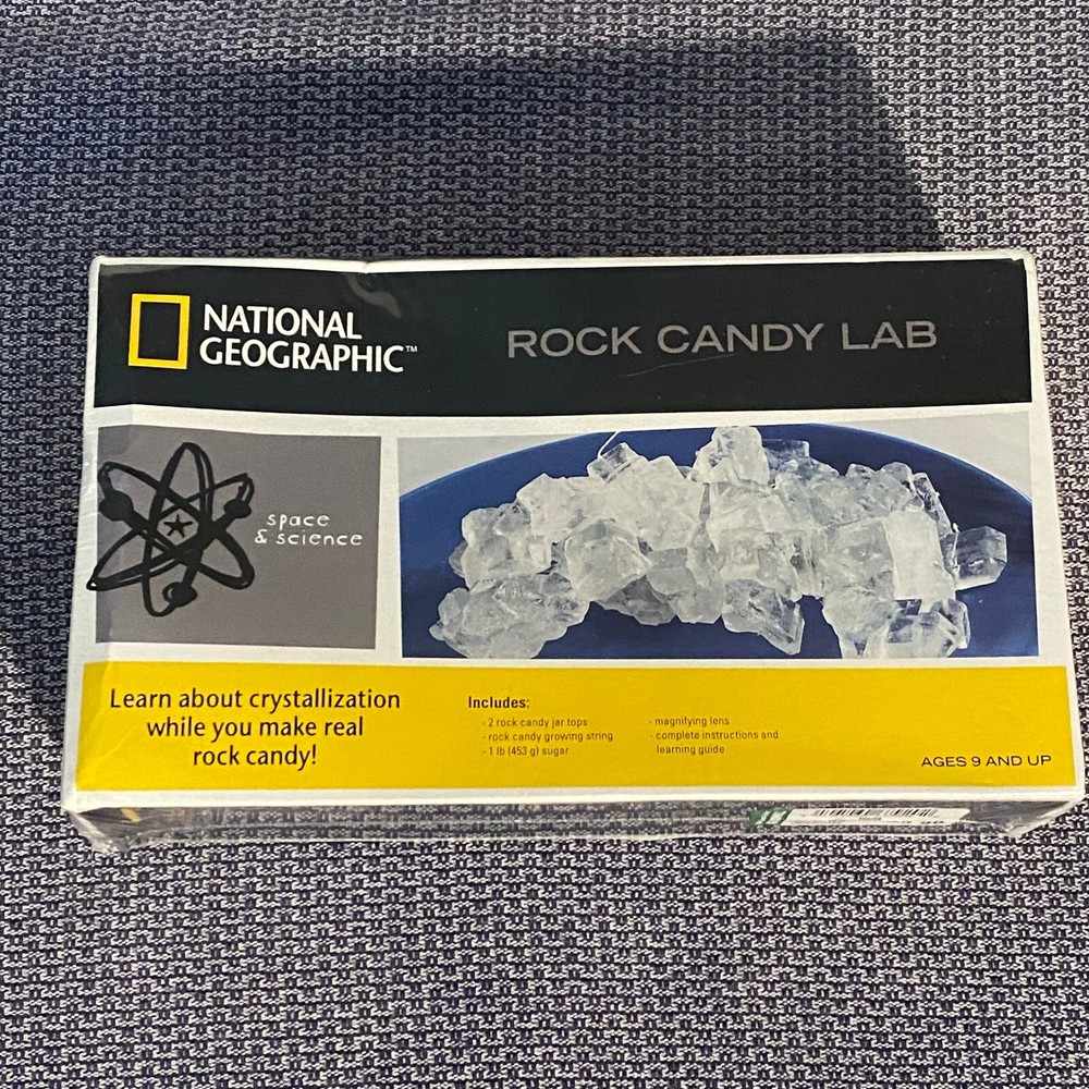 National Geographic Rock Candy Lab Learn About Crystallization While Make Candy