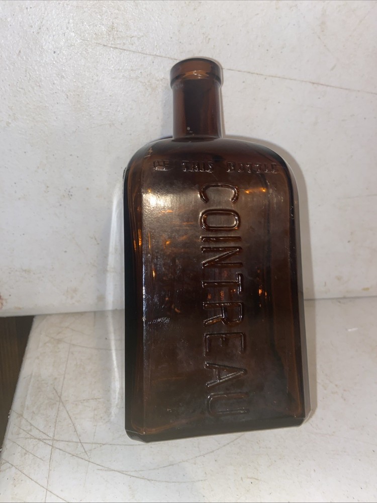Cointreau Liqueur Amber Square Corktop Bottle