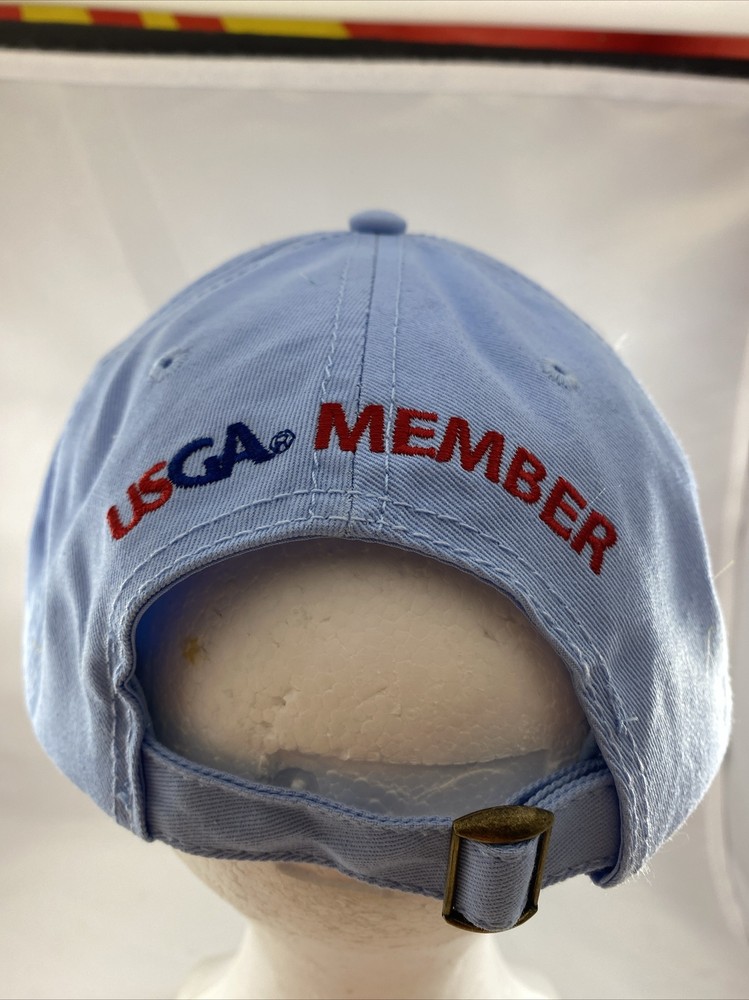 US Open Pebble Beach 2019 Golf Hat Cap USGA Member Light Blue Adjustable