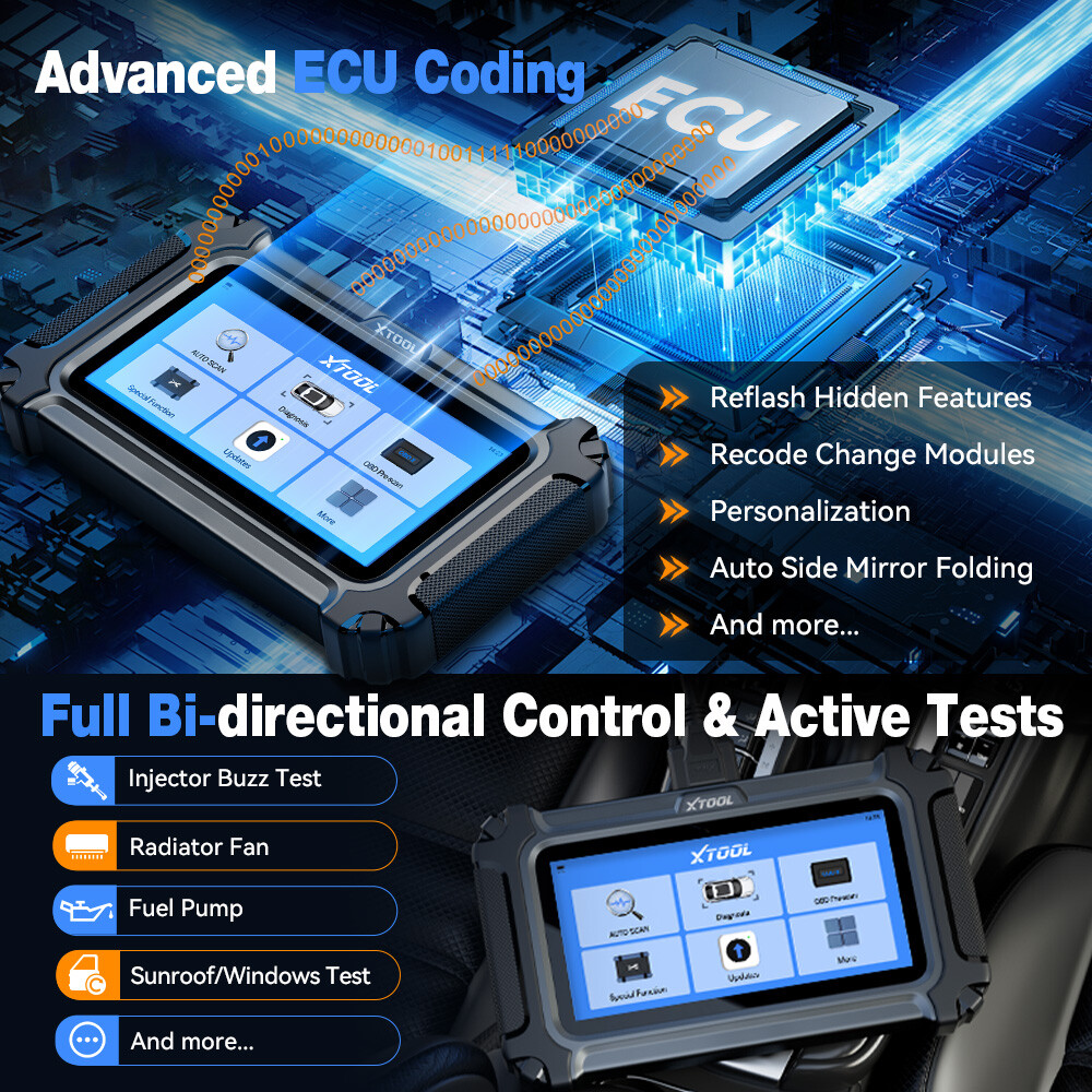 XTOOL IP500 Bidirectional Scanner ECU Coding Scan Tool for BMW/Mini/Rolls-Royce