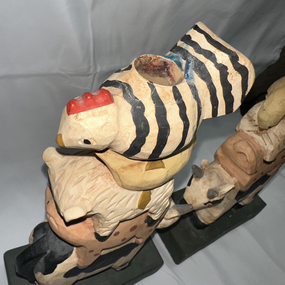Farm Animals Statue Candle Holder 10"