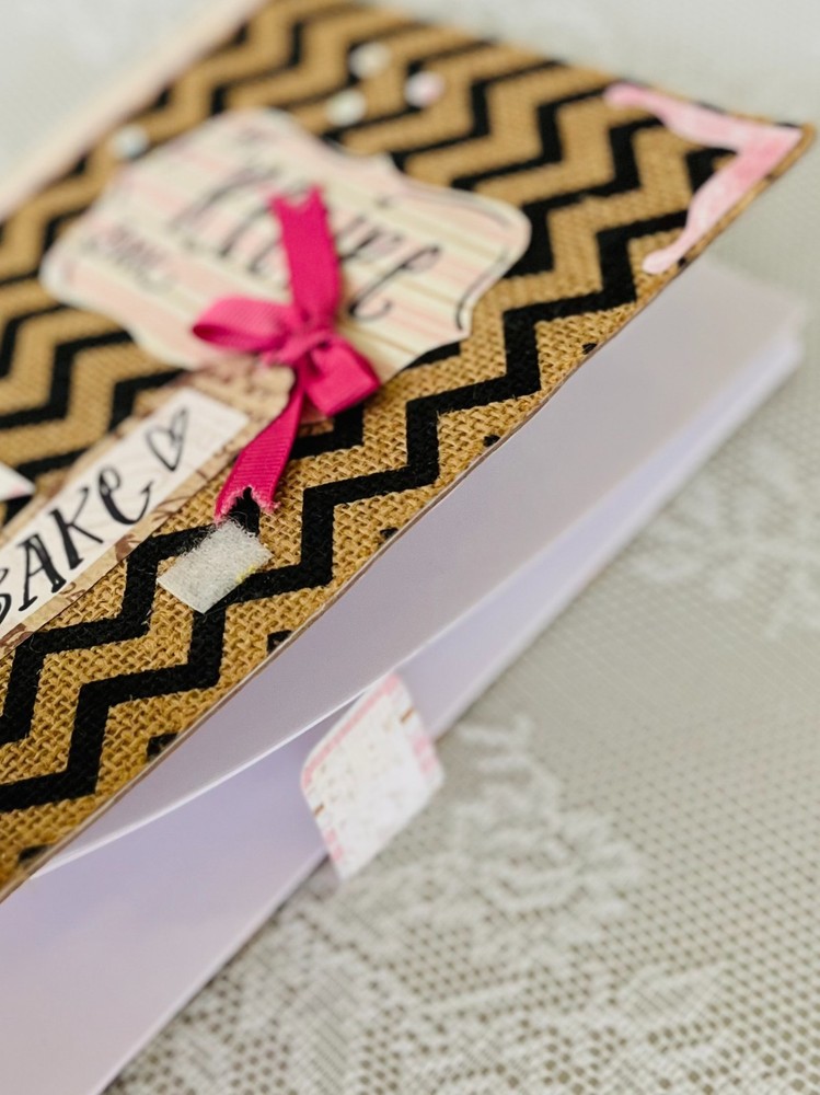 Handmade Personalized Recipe Book
