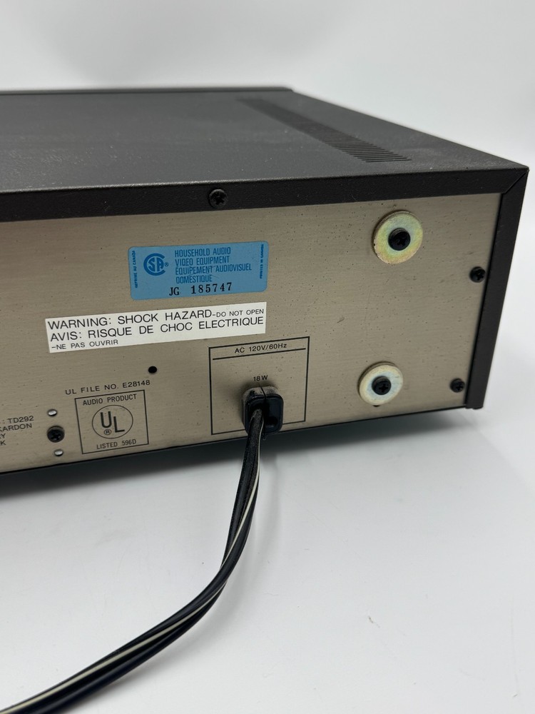 Harman Kardon TD 202 Cassette Player Recorder