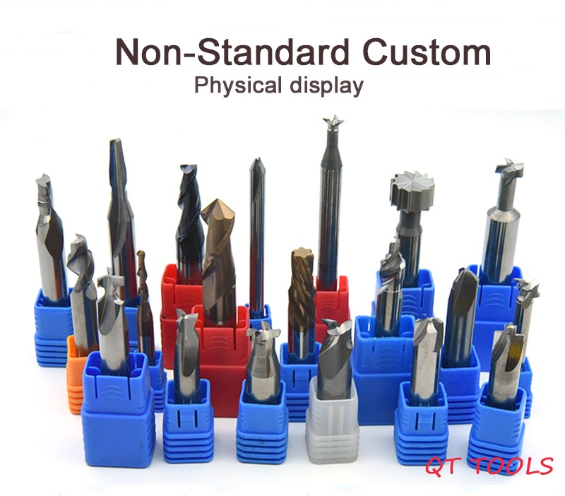 5pcs Solid Carbide Piloted Die Trimmer 1/4" Shank CNC Chamfer Deburring Tool