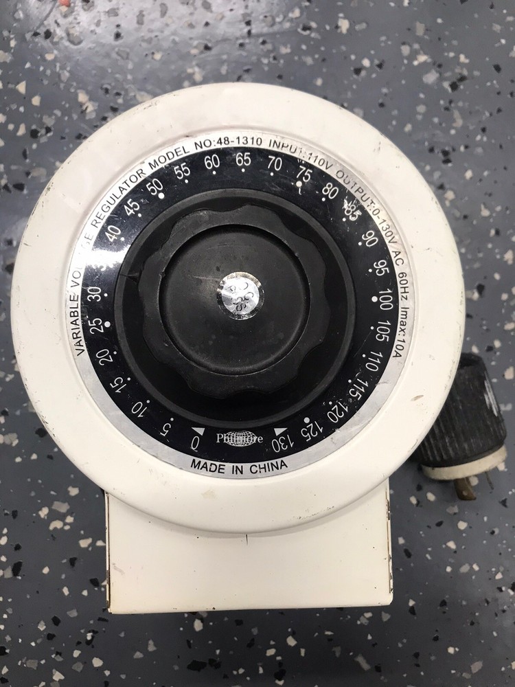 Philmore 48-1310 Variac Transformer 1000W Variable Voltage Regulator