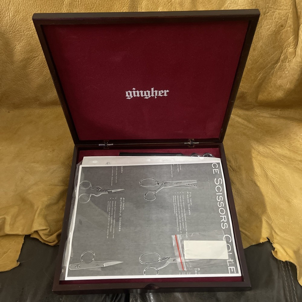 Gingher 8 Piece Scissor Collection Box Set