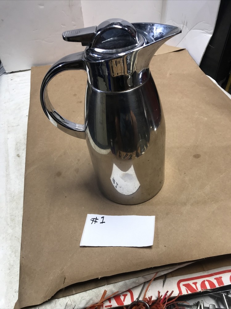 SERVICE IDEAS LVP1500 Elite Touch Push Button Server 1.5L Polished Stainless