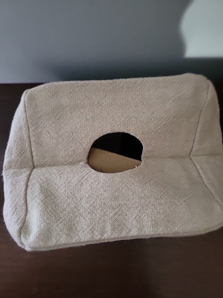 Pottery Barn Rustic Forest Tissue Box Cover Hostess Gift Christmas