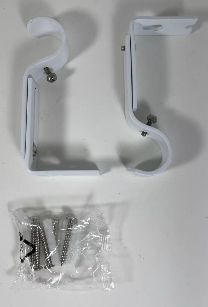 Pole Extensions Brackets (2) Count Open Package with Setting Screws