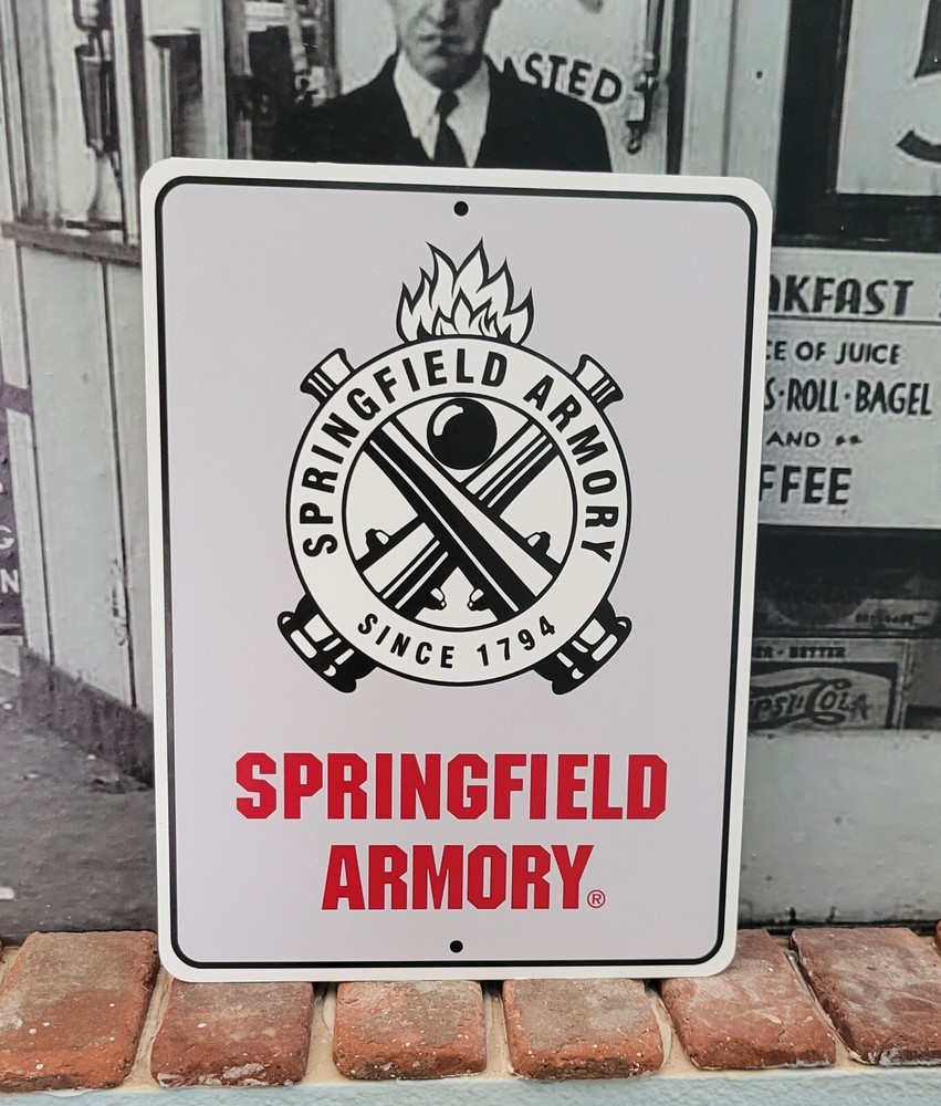 SPRINGFIELD ARMORY Aluminum Sign  9" x 12"