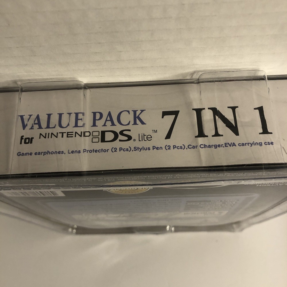 Playtech Value Pack 7 in 1 for Nintendo DS Lite - Blue Case