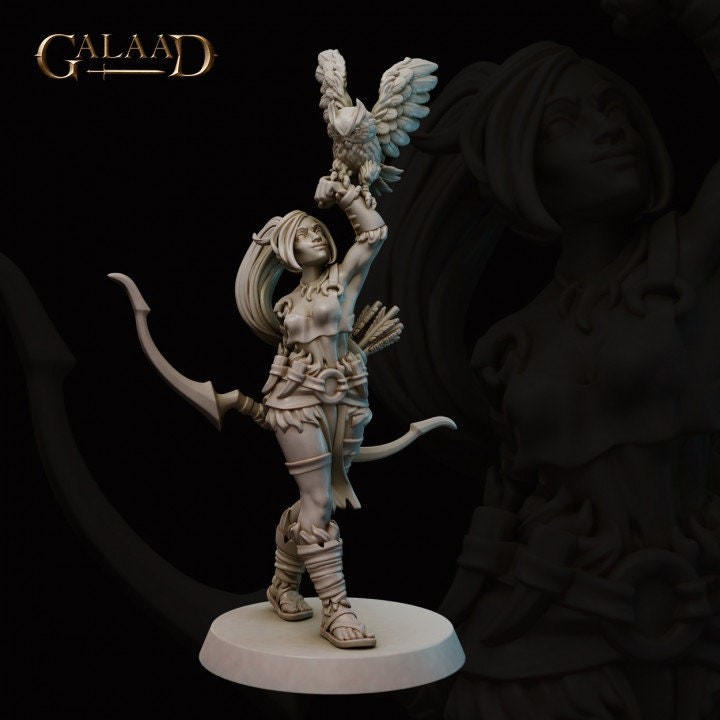 Amazonian Ranger with Pet | Galaad Miniatures