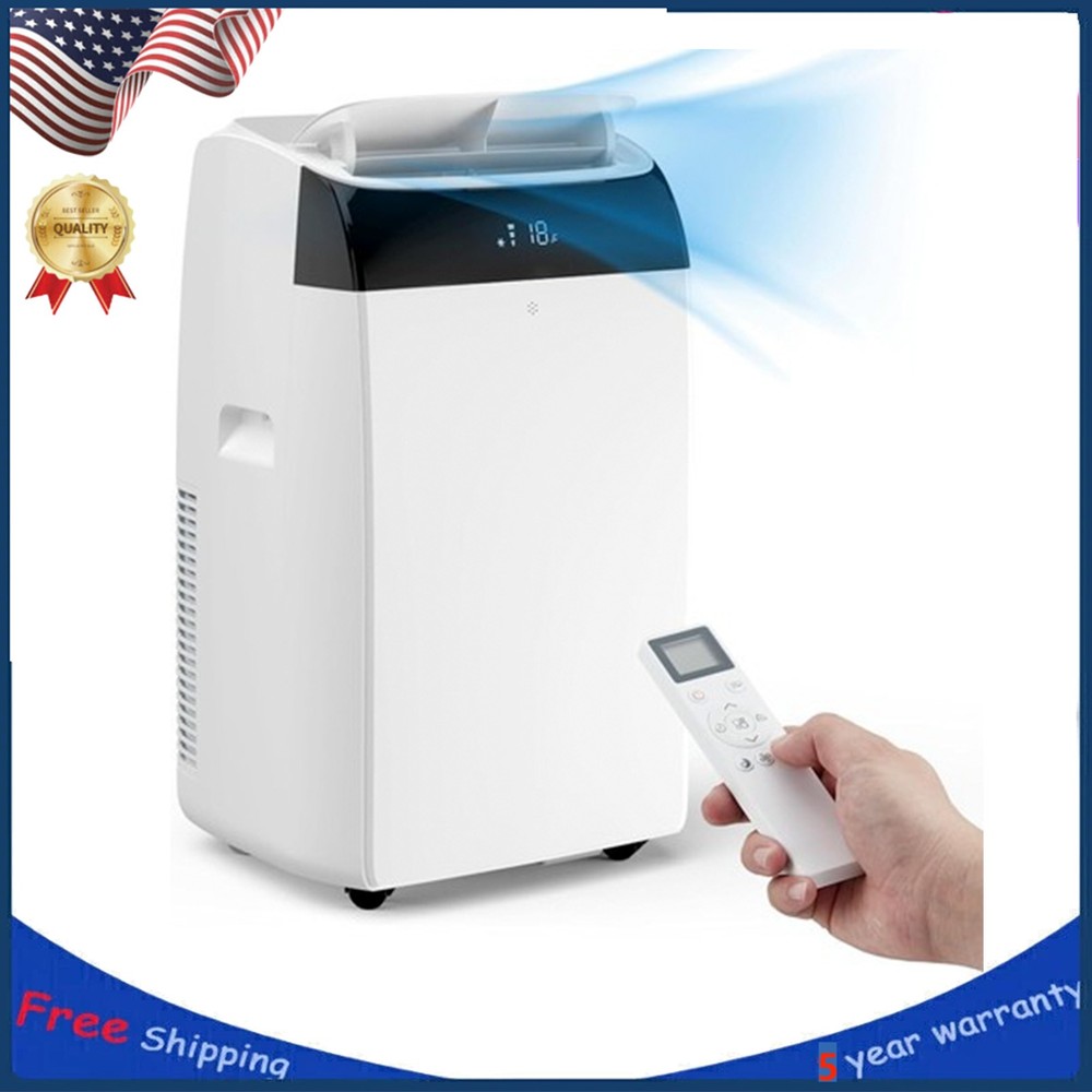 12000 BTU Portable Air Conditioner 3-in-1 AC Unit Cools Rooms Up to 550 Sq.Ft