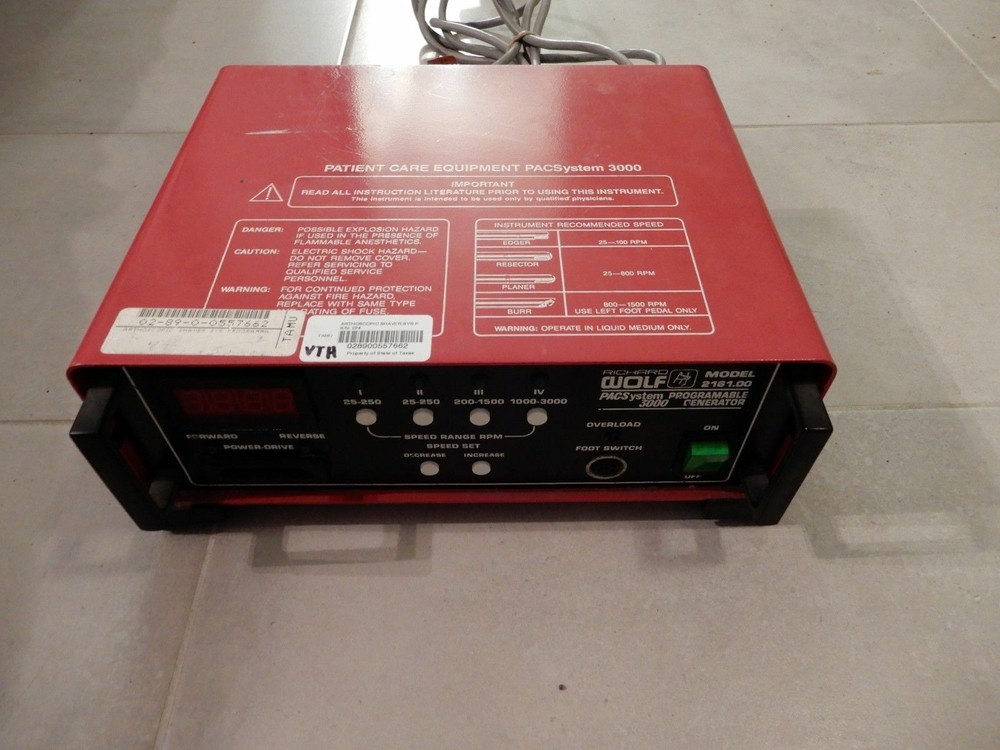 Richard Wolf 2161 PACSystem 3000 Programable Generator