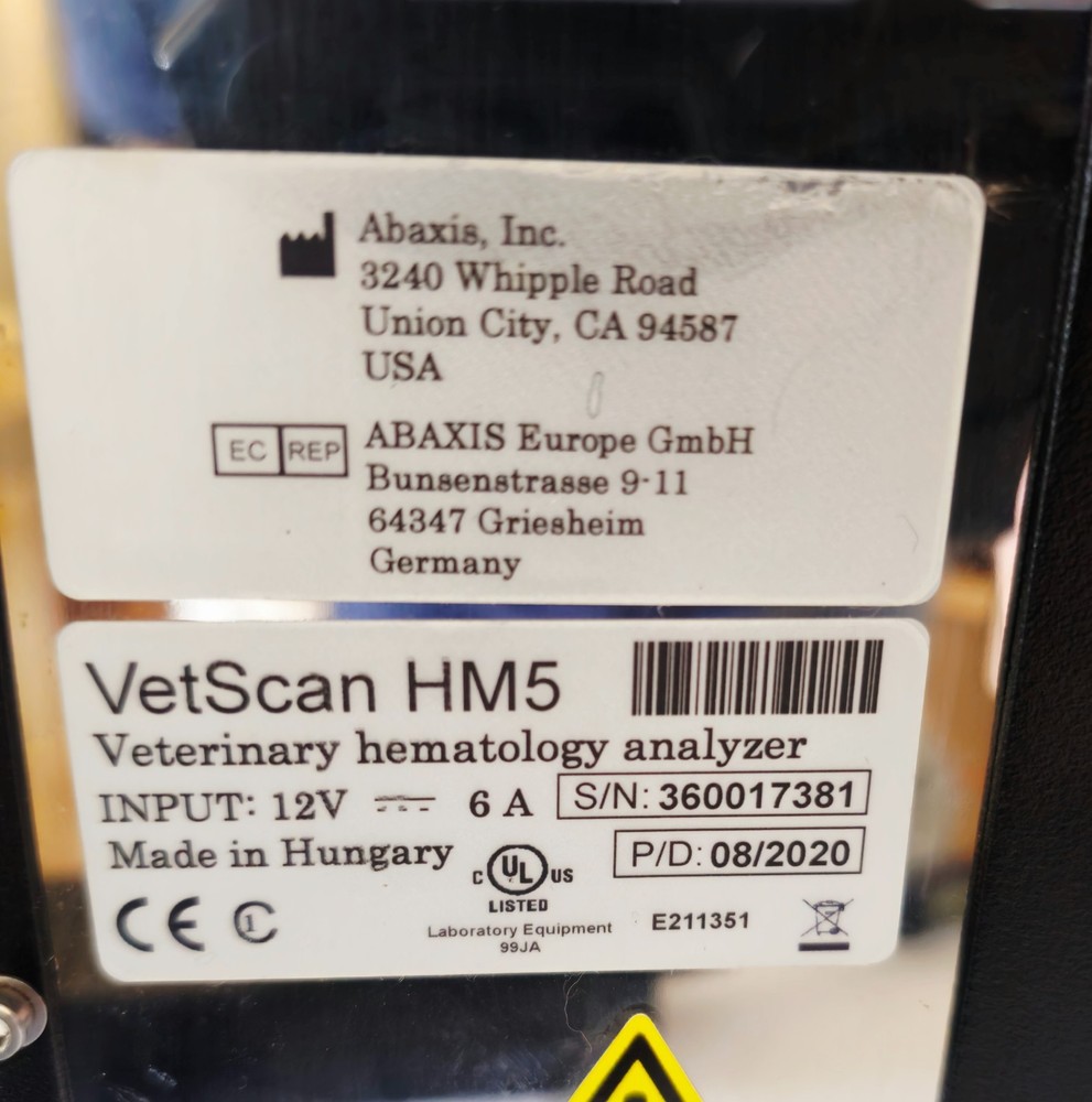 Abaxis VetScan HM5 Hematology Analyzer + VS2 Chemistry System Bundle w/ Accessor