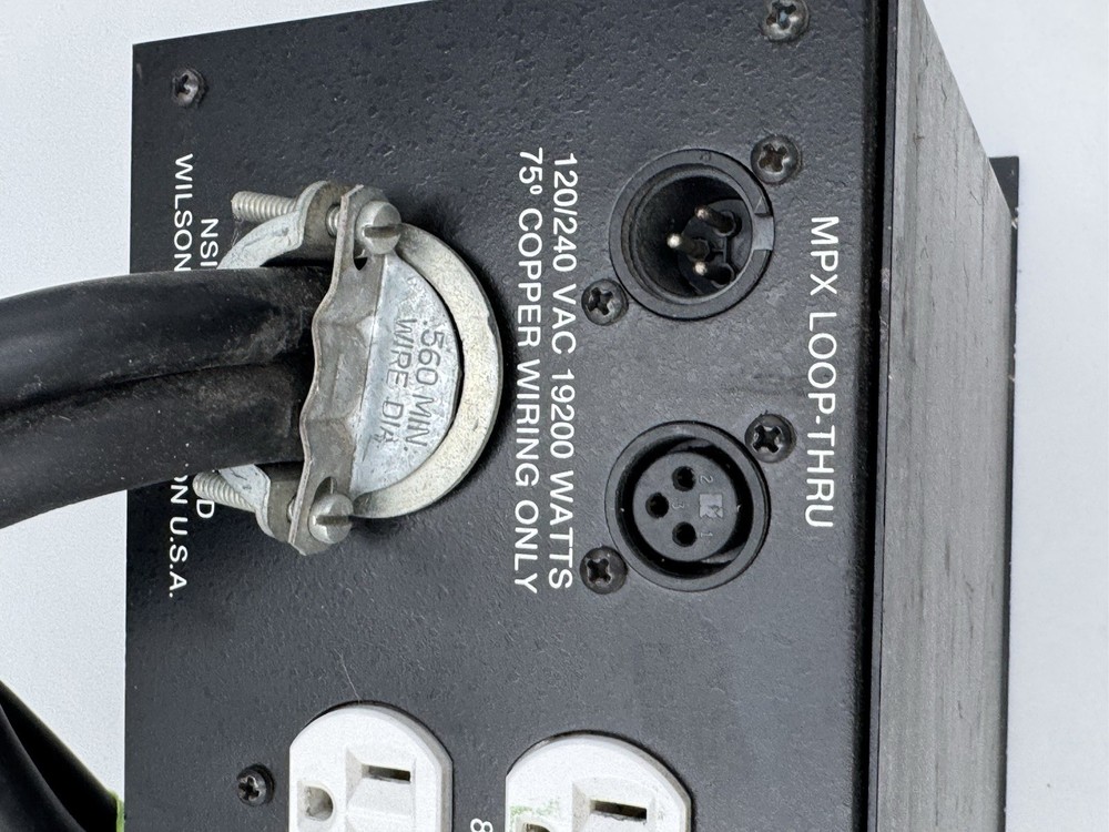 NSI NRD 9000 Microprocessor Controlled Programmable DIMMER 8 channel Works