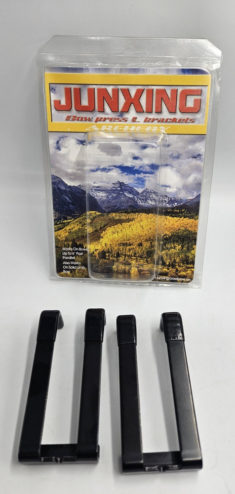 JUNXING Archery Portable Bow Press Quad Split Limb L Brackets - VERY GOOD