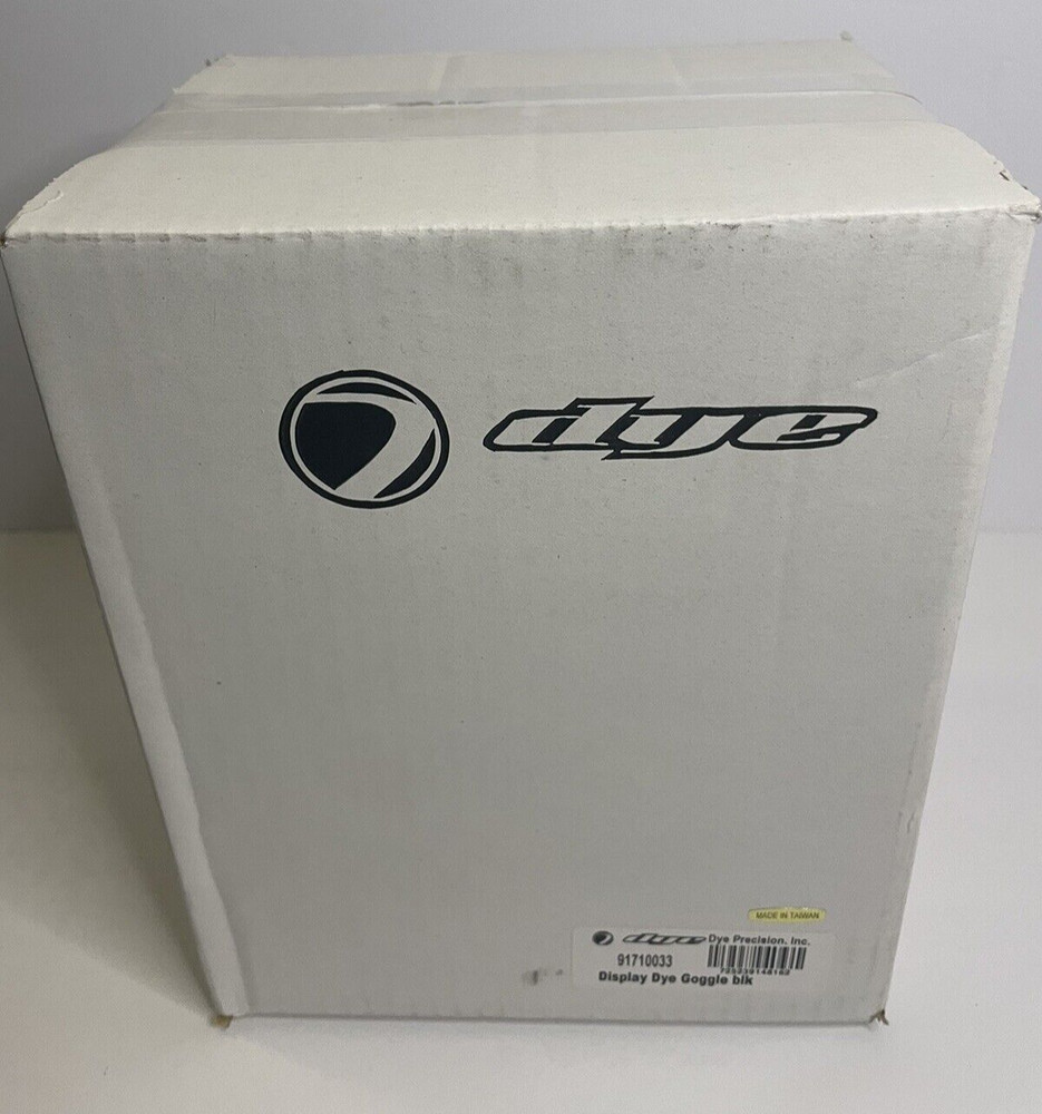 DYE Mask Goggle Display Black RARE - NEW