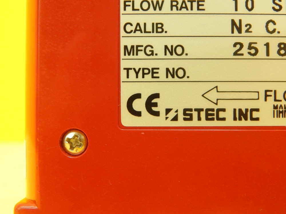 STEC SEC-4500MO Mass Flow Controller SEC-4500M 10 SLM He Working Surplus