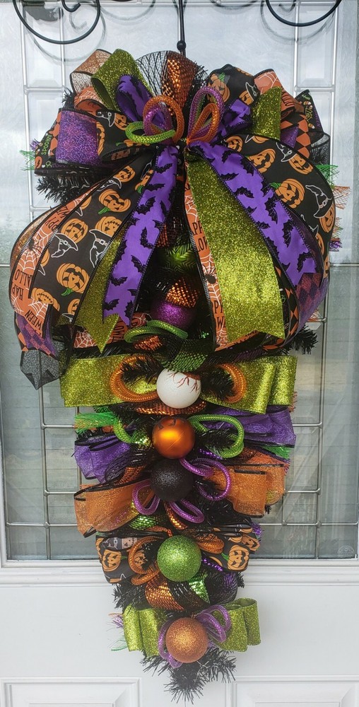 Halloween Swag with lights