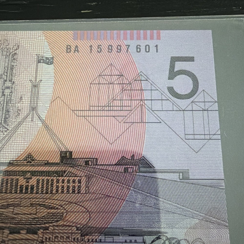 2015 $5 Note First Prefix BA15 UNCIRCULATED RARE
