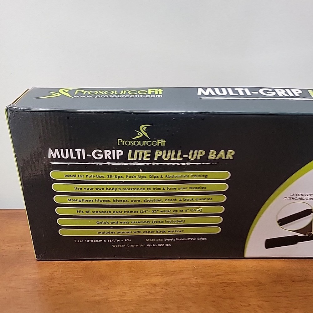 ProsourceFit Multi-Grip Lite Pull Up Bar - Basic - Open Box