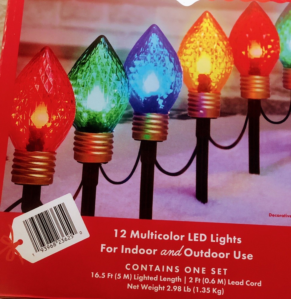 Member Mark Jumbo Pathway Multicolor LED Lights 12 Count