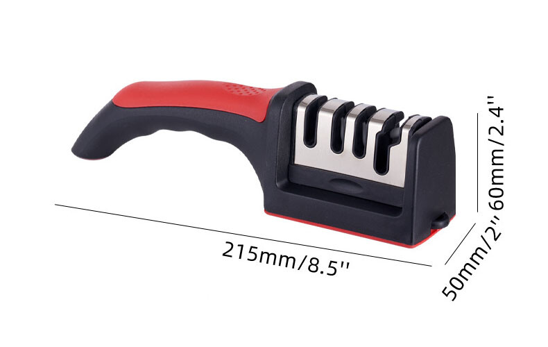 2PCS Knife Sharpener Professional 4-Stage Ceramic Diamond Steel Sharpening
