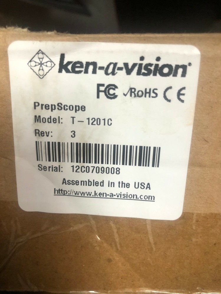 Ken-a-Vision Digital Monocular Microscope Model T-1201C USB 3 Lens Head OPEN BOX