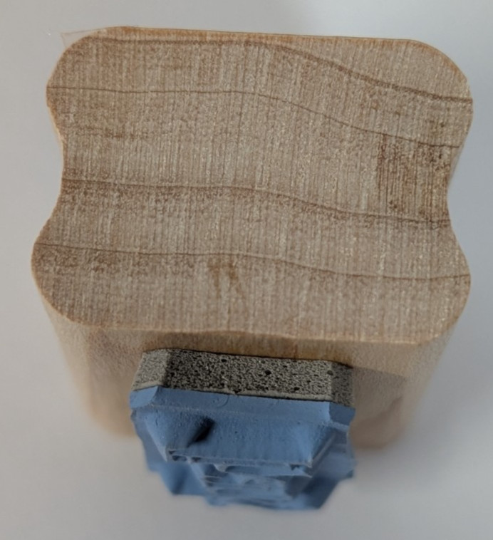 Wood/Rubber Stamp "Thanks" Appreciation