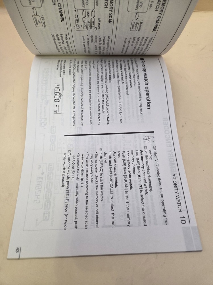 ICOM IC-2100H TRANSCEIVER ORIGINAL INSTRUCTION MANUAL