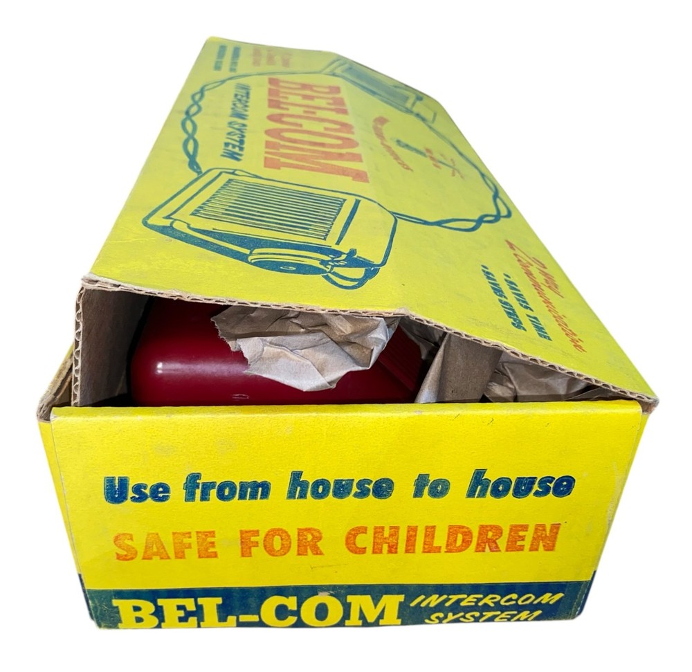 Bel-Com Vintage Intercom System 2 way Communication With Box