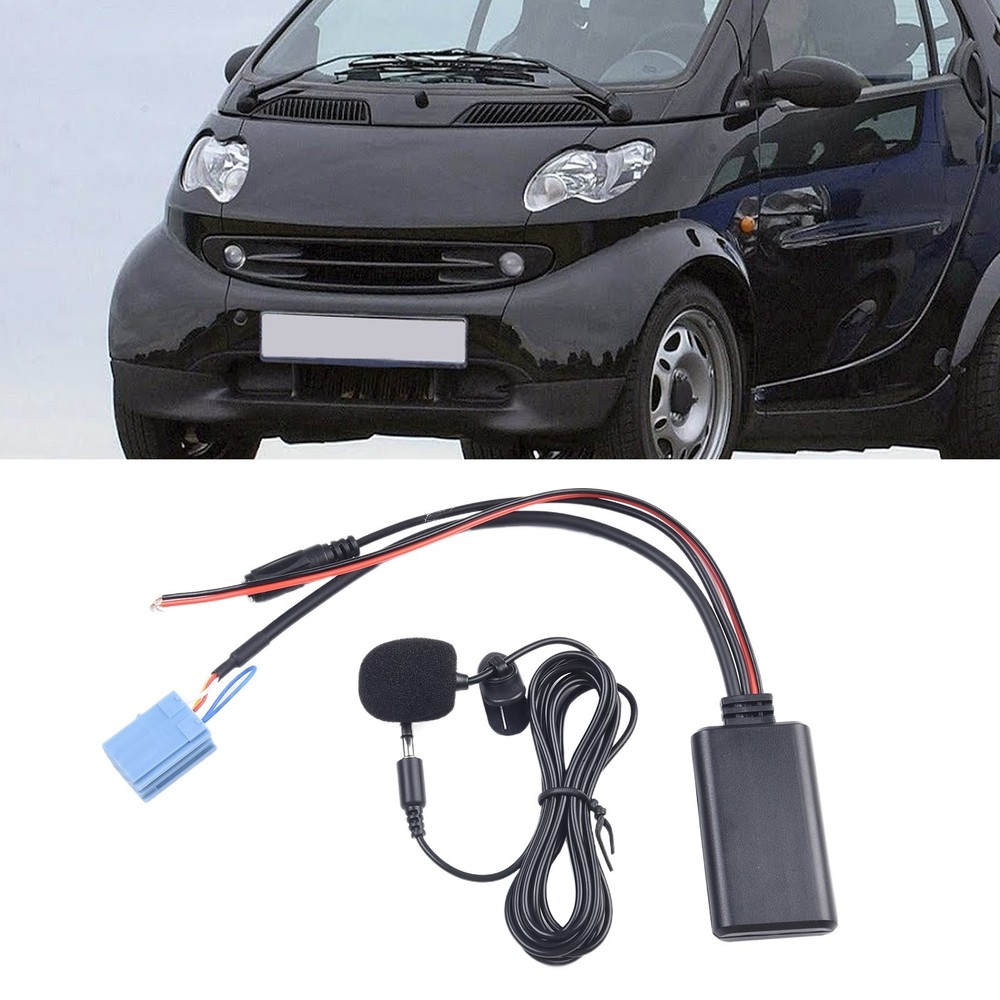 Microphone AUX Audio Adapter Black For Benz Microphone AUX Audio Adapter