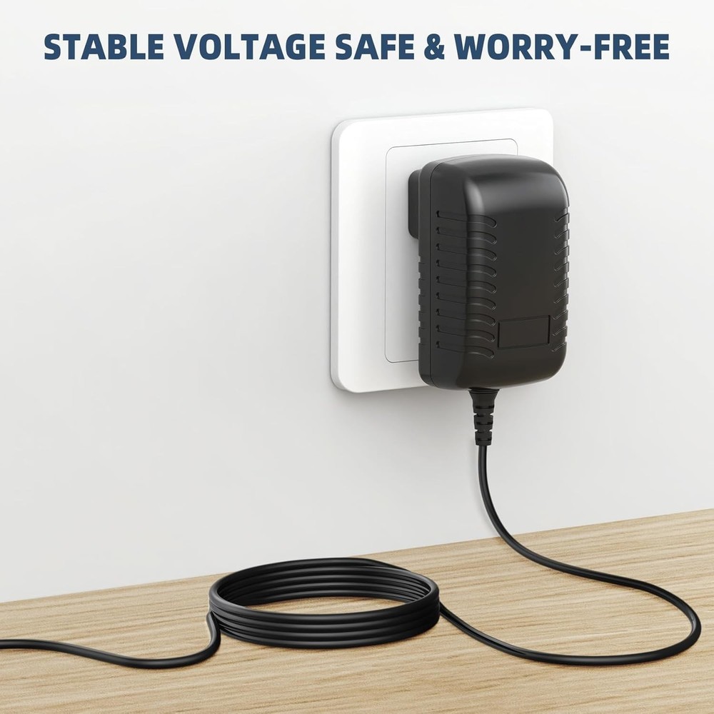 5V Power Cord For Victrola Turntable Adapter for Wockoder Record Player Speaker