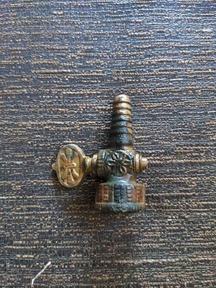 Antique Deco Brass Gas Valve