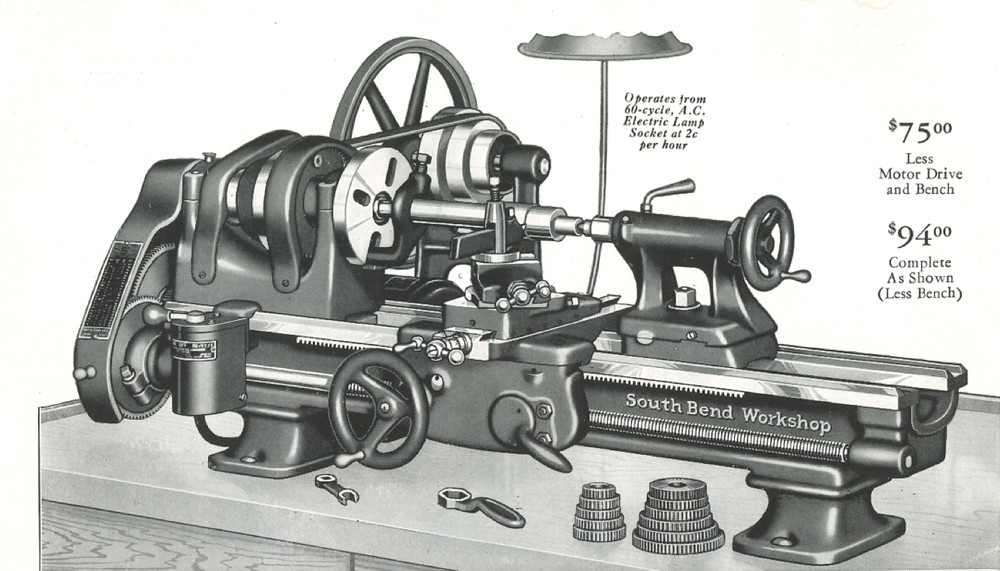 Early South Bend 9" Workshop Lathe Compound Rest Top Casting (Inv. #2)