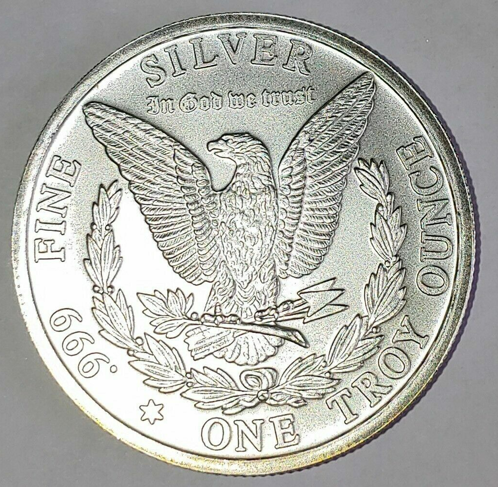 2013 - 1 Oz .999 fine SILVER MORGAN Type ROUND