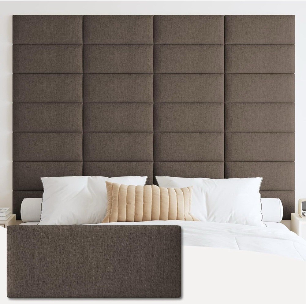 IFNOW Upholstered Wall Mounted Headboard, Queen