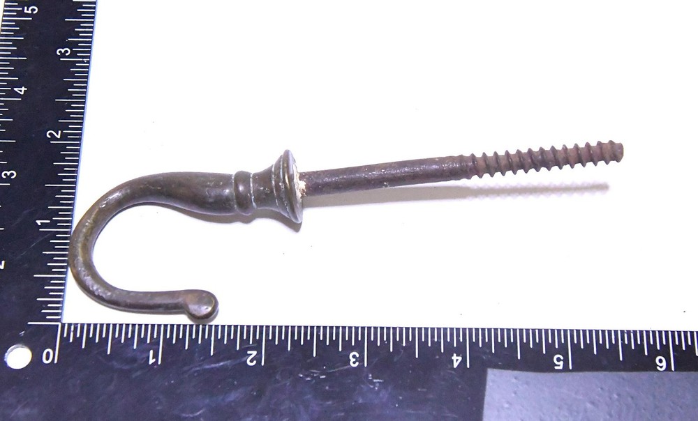 VINTAGE BRASSW CEILING HOOK FOR LIGHT